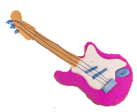 Guitar Claymation Sticker by erma fiend