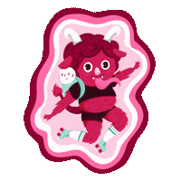 Christmas Skates Sticker