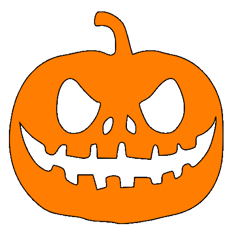 Halloween Pumpkin Sticker by ihnid