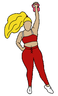 fittybritttty fitness workout healthy strong Sticker