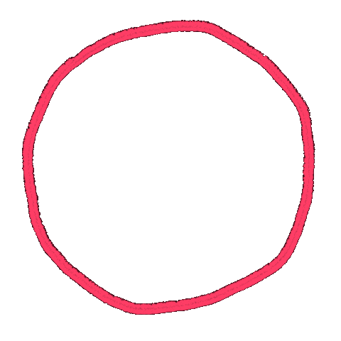 Point Circle Sticker