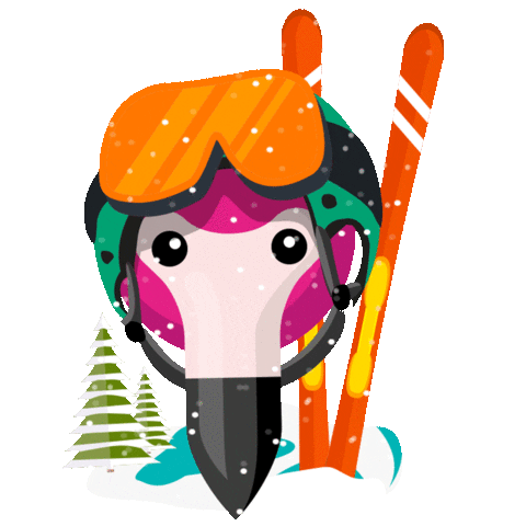Snow Winter Sticker by lastminute.com