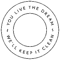 Keep It Clean Live The Dream Sticker by Laundrify