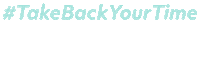 Take Back Your Time Sticker by Laundrify