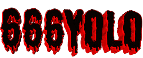 blood 666 yolo Sticker by AnimatedText