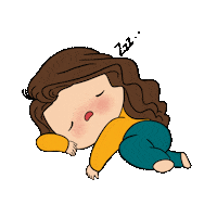 Sleepy Night Sticker
