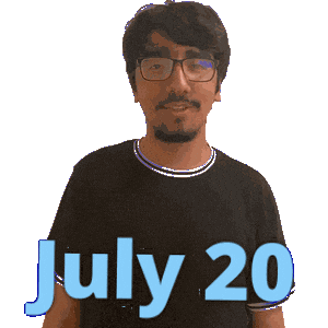 July 20 Sticker