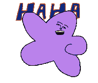 laugh starfish Sticker by Mekamee