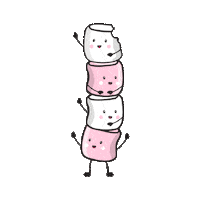 Marshmallow Sticker by Avyna
