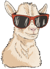 LunaMinor happy cool red nature Sticker