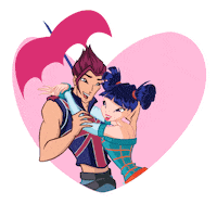 Valentines Day Love Sticker by Winx Club