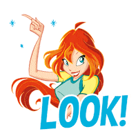 Excited Look Sticker by Winx Club