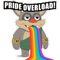 Rainbow Love Sticker
