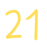 Twenty One Veintiuno Sticker