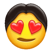 Heart Eyes Sticker