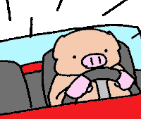 Coffee Pig Sticker