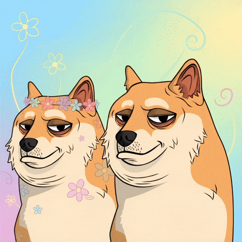 Best Friends Illustration GIF by Doge Pound