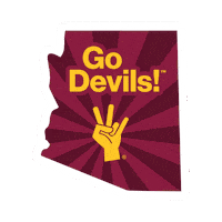 Sun Devils Gameday Sticker by Arizona State University