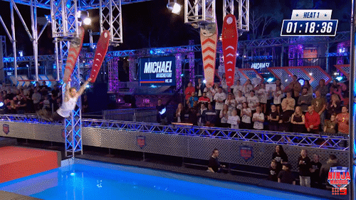 Gymnastics Muscle GIF by Australian Ninja Warrior