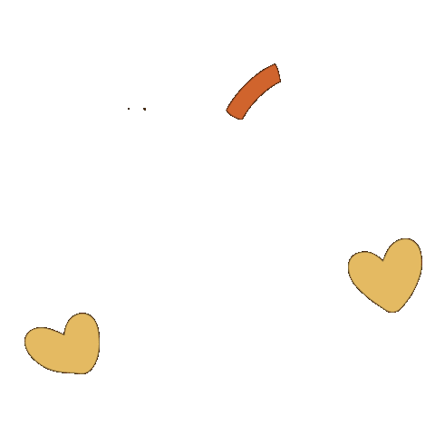 I Love You Hearts Sticker by Demic