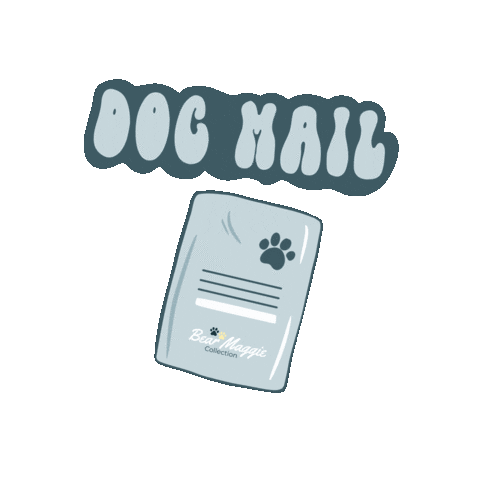Bearmaggiecoll blue dogs pet delivery Sticker