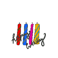 Rainbow Celebrate Sticker