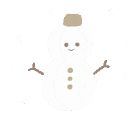 Winter Snowman Sticker