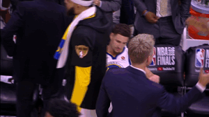 golden state warriors hug GIF by NBA