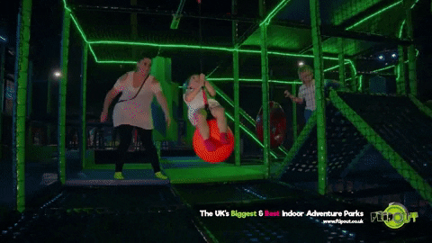 Adventure Park Fun GIF by Flip Out UK