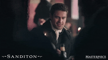 Theo James Smile GIF by MASTERPIECE | PBS