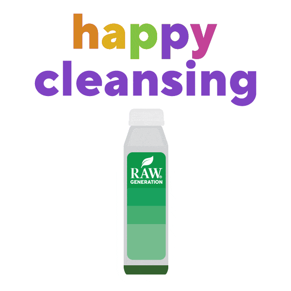raw_generation_juices cleansing juicing green juice greenjuice Sticker