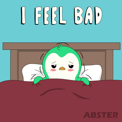 Sick Penguin GIF by Abster