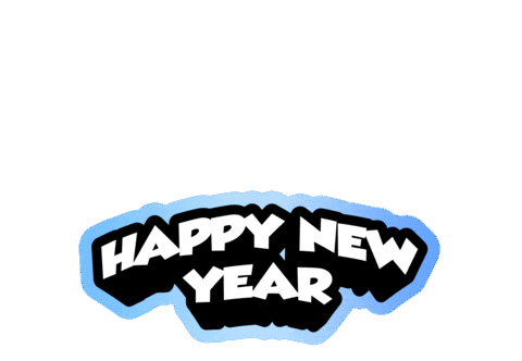 Happy New Year Fun Sticker by TORRESgraphics