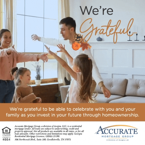 Thanksgiving GIF by Accurate Mortgage Group