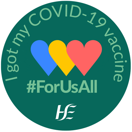 Ireland Vaccine Sticker by HSE