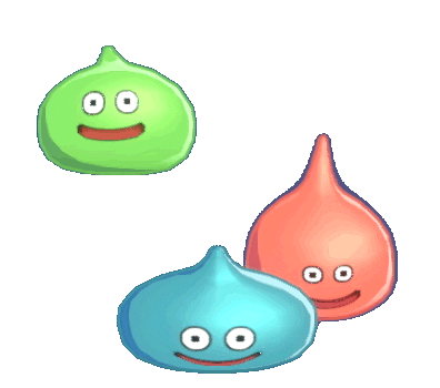 Happy Green Slime Sticker by Square Enix