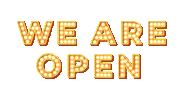 We Are Open Sticker by LUIGIA - The Best of Italy