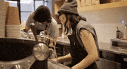blue bottle coffee GIF by Julieee Logan