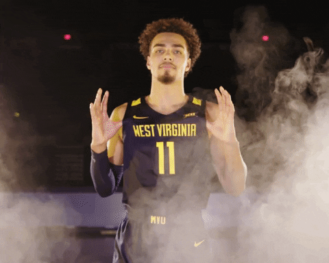 Ncaa Sports Basketball GIF by WVU Sports