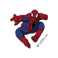 Marvel Spiderman Sticker by Txikito