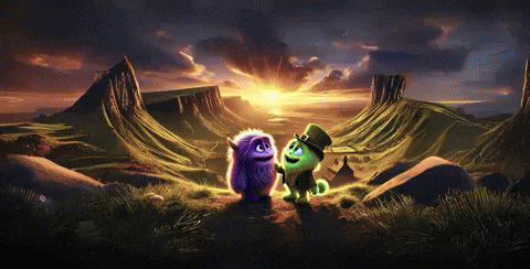 St Patricks Day Rainbow GIF by The Monster Library