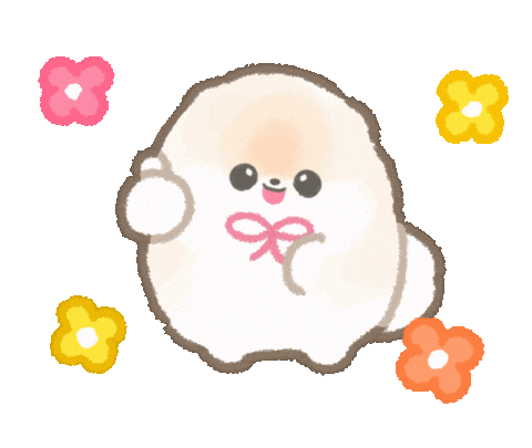 Puppy Pomeranian Sticker