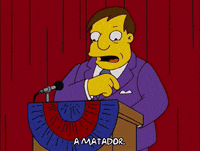 Episode 16 Point GIF by The Simpsons