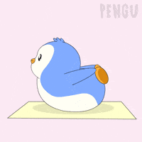 Workout Penguin GIF by Pudgy Memez