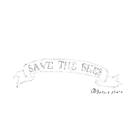 Save The Bees Honeybees Sticker by Detroit Hives