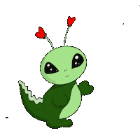 Area 51 Love Sticker