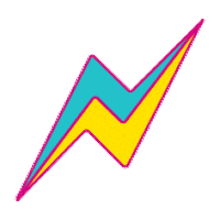 AgathaRuizDeLaPradaPerfumes pink blue yellow la Sticker