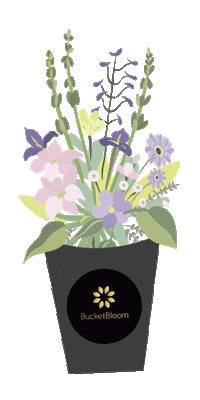 Bucketbloom_flowers flower flowers bucket blomster Sticker