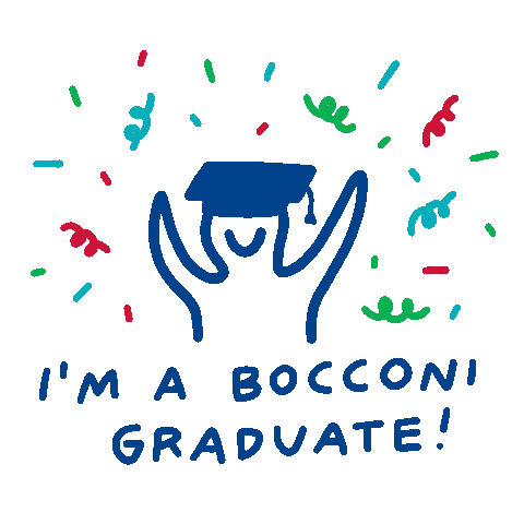 Celebrate Graduation Day Sticker by Bocconi University