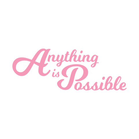 Anything Is Possible Words Sticker by Museum of Ice Cream